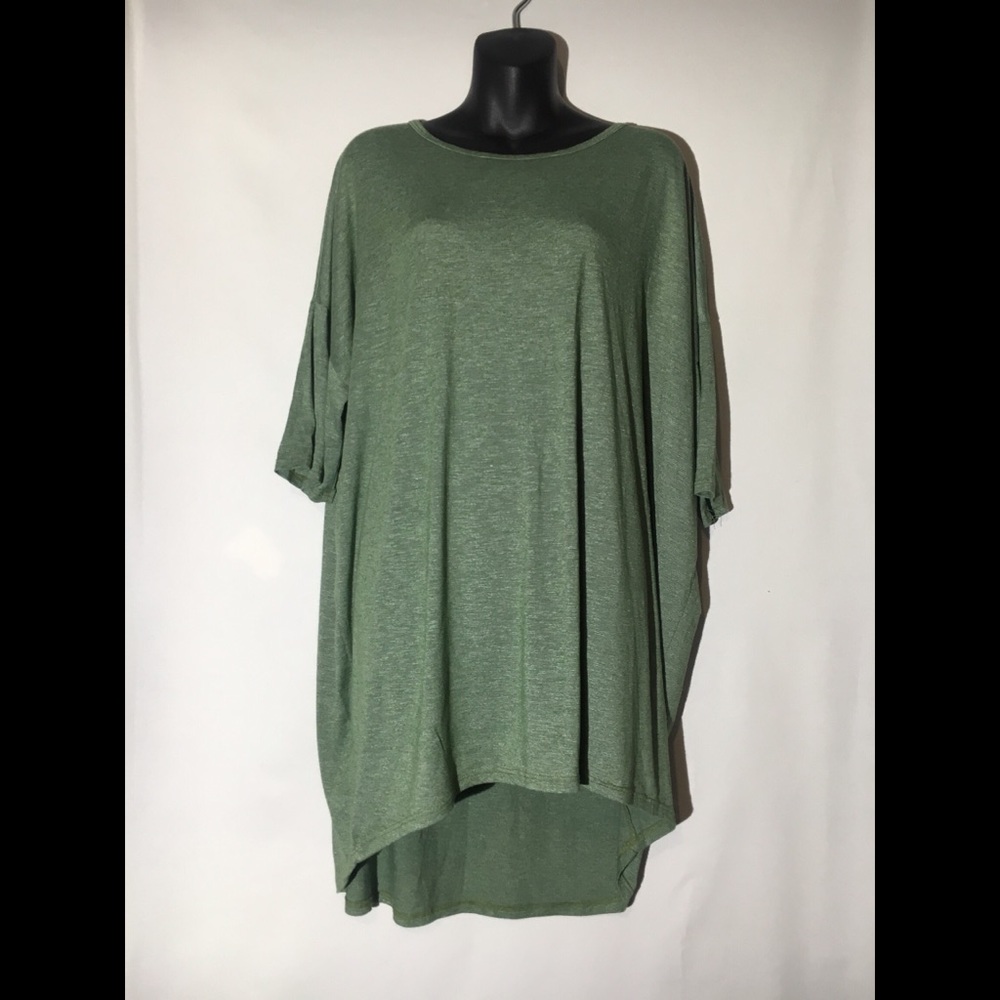 LuLaRoe Irma Tunic Green Size XL EUC